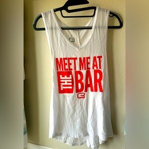 Meet me at the bar- Cyclebar top. Size M